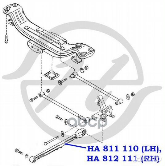Рычаг передней подвески Hanse HA 811 110 HA8111
