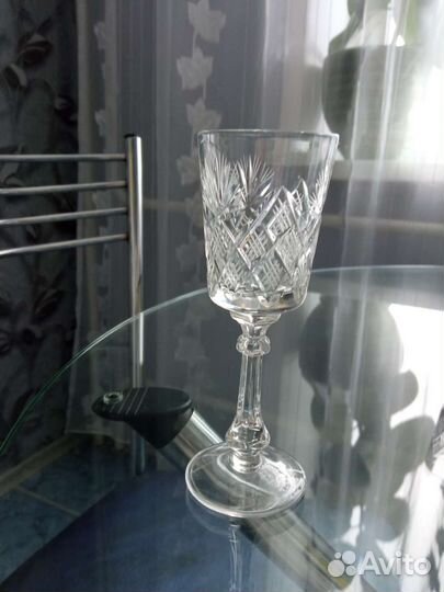Хрустальные рюмки на ножке СССР