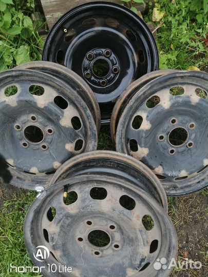 Продам штампованные диски 5/108 стояли на форде