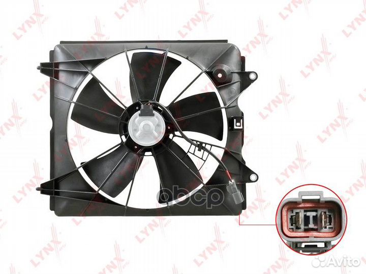 Вентилятор радиатора с кожухом;honda CR-V III 2.4