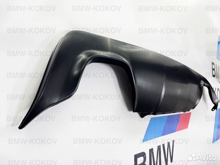 Диффузор под две трубы BMW Е60 полипропилен