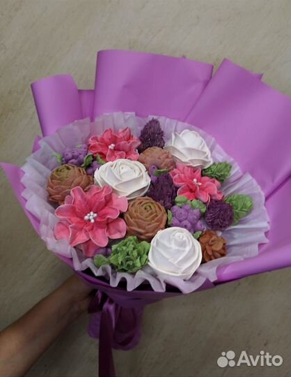 Зефирный букет, сладкий подарок