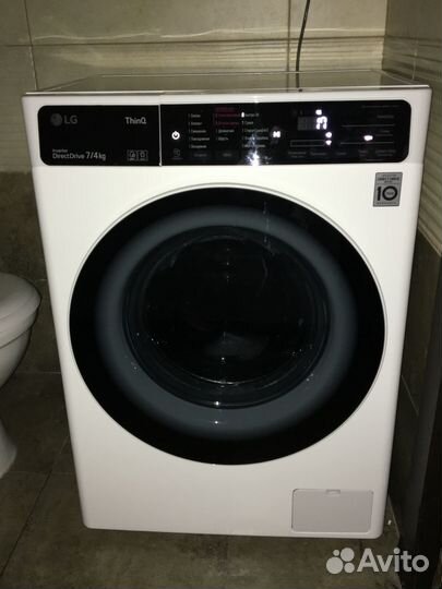 Умная стиральная машина LG с сушкой(F2T5HG0W)