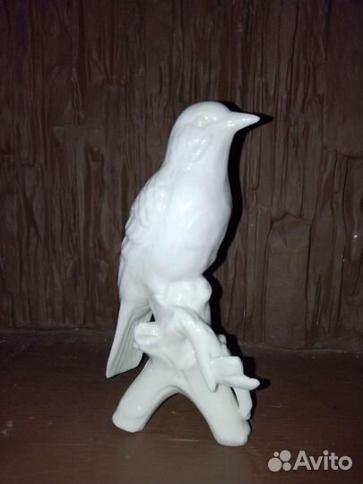 Фарфоровая Статуэтка Птица Дрозд