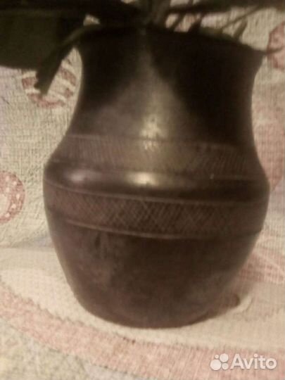 Горшочек с цветком (декор)