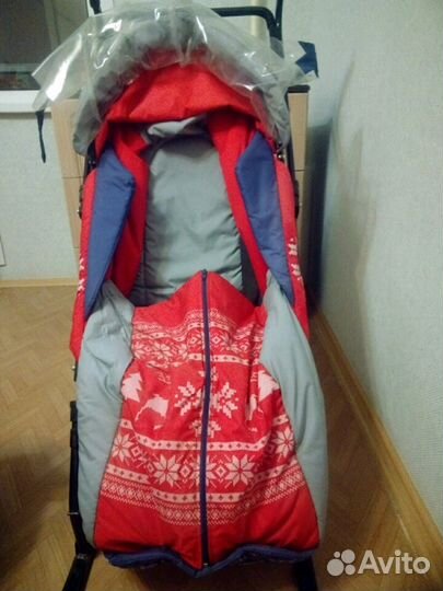 Санки с колёсиками