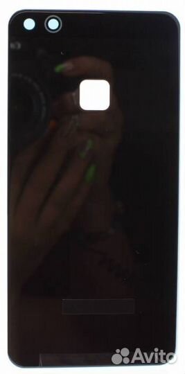 Задняя крышка для Huawei P10 Lite Черная со стекло