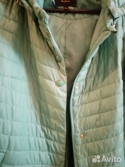 Пальто стеганое демисезонное, р 48-50
