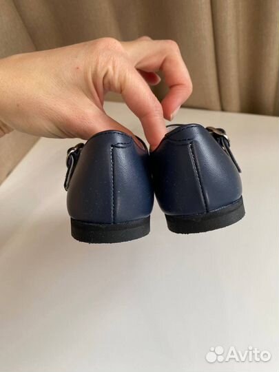 Туфельки для девочки 24 размер натуральная кожа