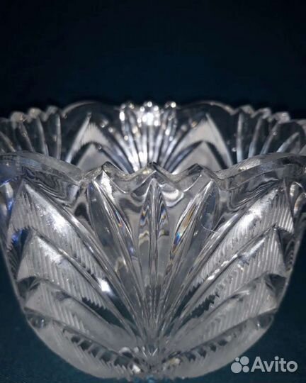 Хрустальная вазочка/конфетница/салатник