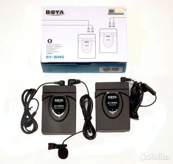 Беспроводной петличный микрофон BY-WM5
