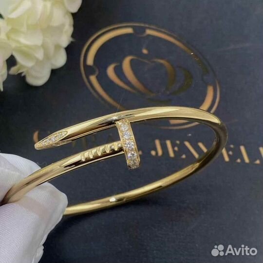 Браслет Cartier Juste un Clou Желтое золото, бриллианты 0,59ct