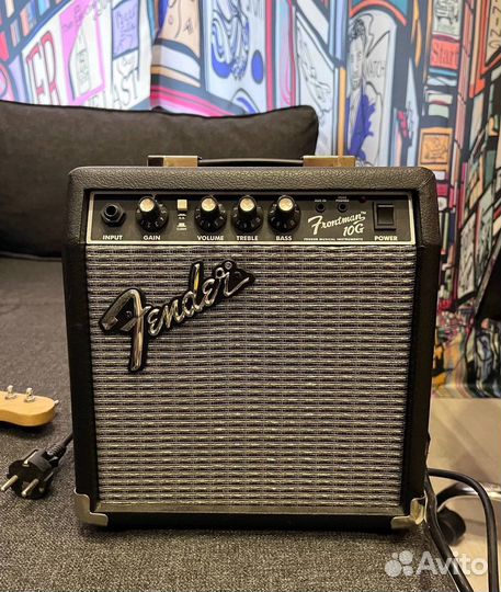 Гитара Russtone и комбик fender frontman 10g