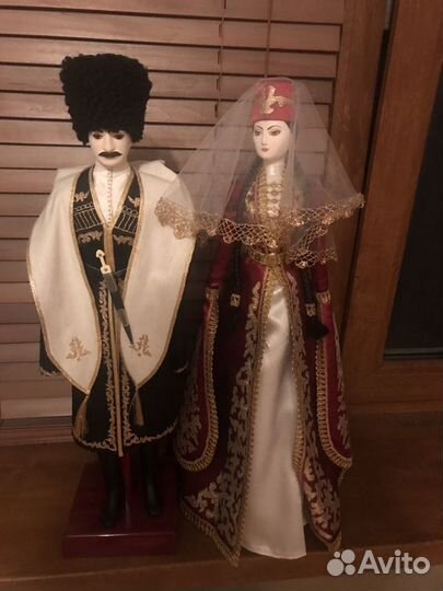 Куклы коллекционные в осетинских костюмах