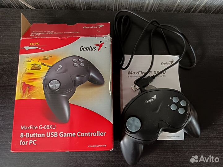 Джойстик, MaxFire G-08XU, USB, Genius
