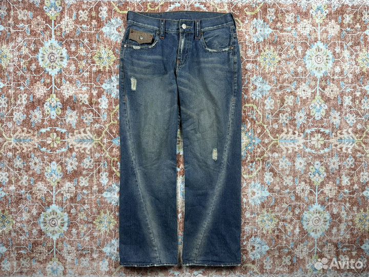 Винтажные Джинсы True Religion Клеш Широкие