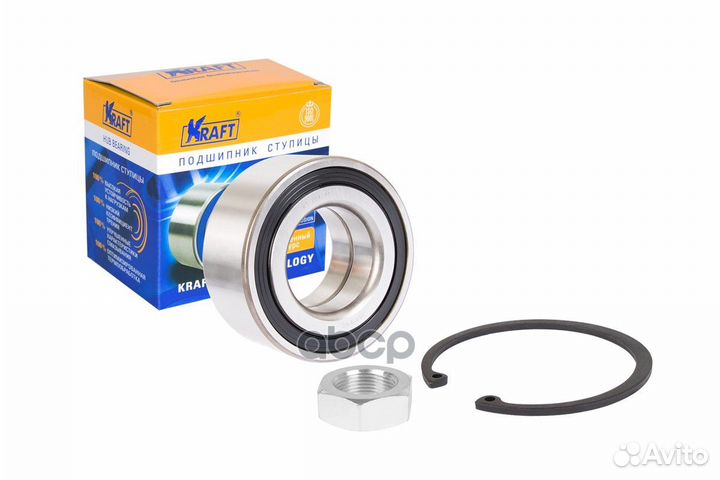 Подшипник ступицы передней KT 204581 Kraft