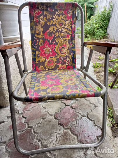 Стул складной алюминиевый СССР