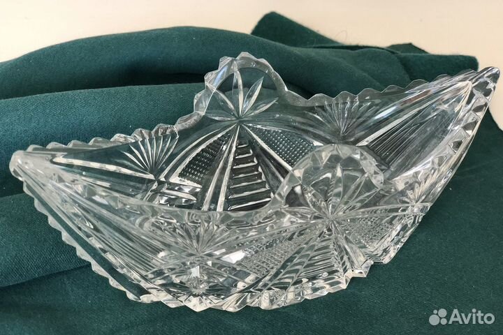 Ваза хрустальная Ладья