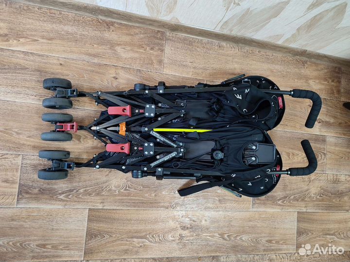 Коляска трость для двойни