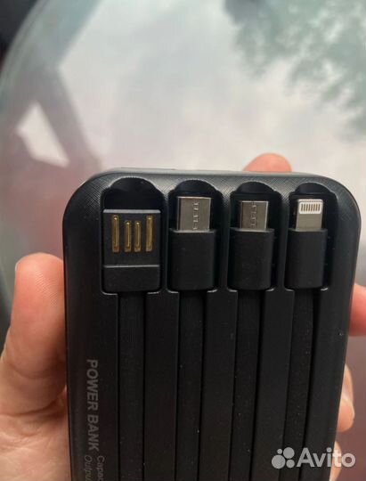 Повербанк на 30000 mah с беспроводной зарядкой