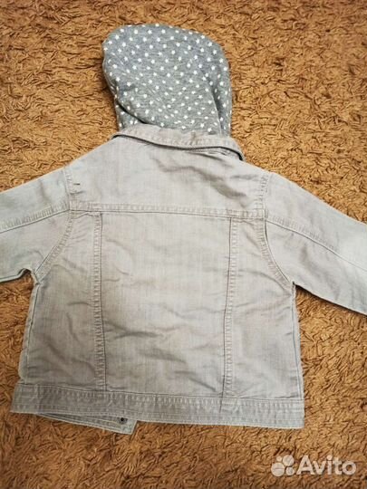 Джинсовая куртка для девочки 98