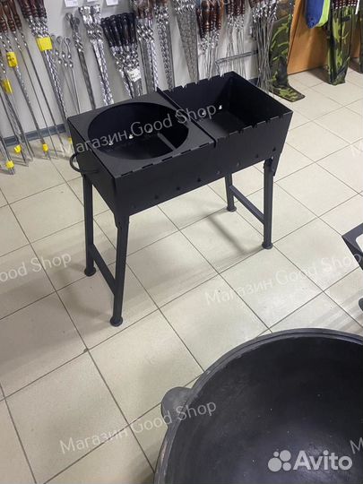 Мангал комбинированный