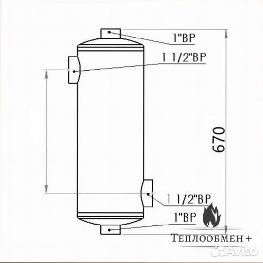 Трубчатый теплообменник то 7510 для бассейна