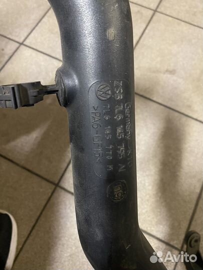 Патрубок турбины volkswagen touareg