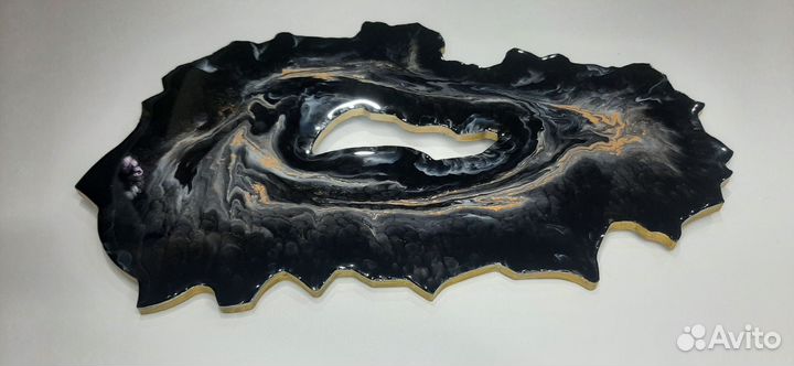 Блюдо из эпоксидной смолы