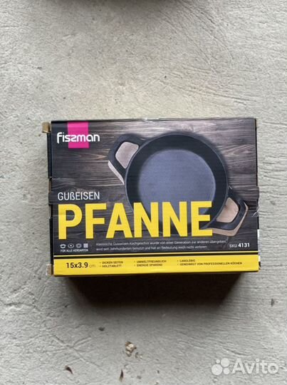 Новая Емкость из чугуна для запекания