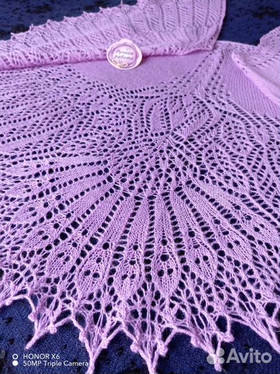 Пуховый платок шаль