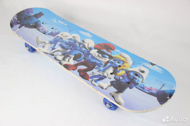 Скейтборд Смурфики