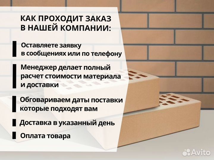 Кирпич облицовочный Терекс