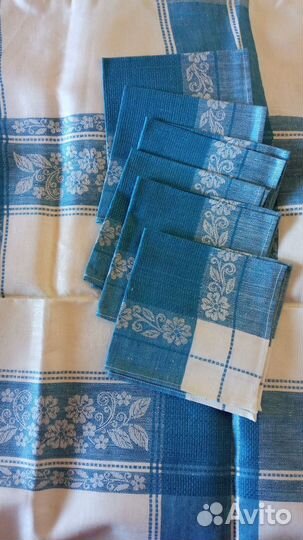 Скатерть лен СССР новая