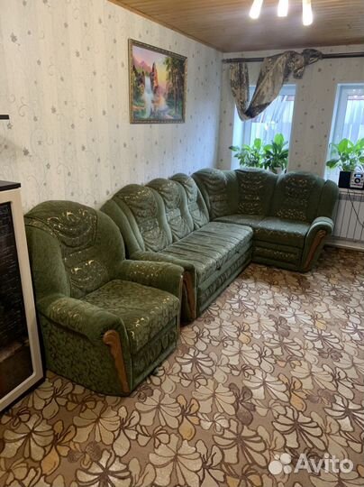 Диван уголок и кресло