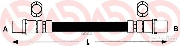 Шланг тормозной audi A4 (8D2, B5) (94-00) / A