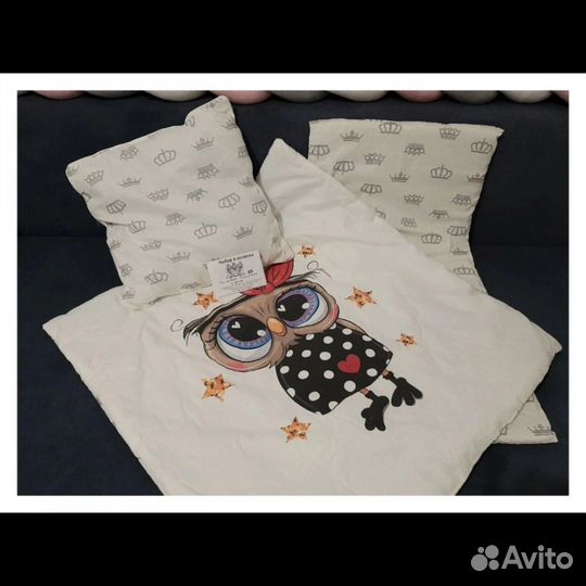 Комплект в коляску подушка матрас одеяло