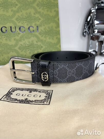 Мужской ремень Gucci GG Supreme