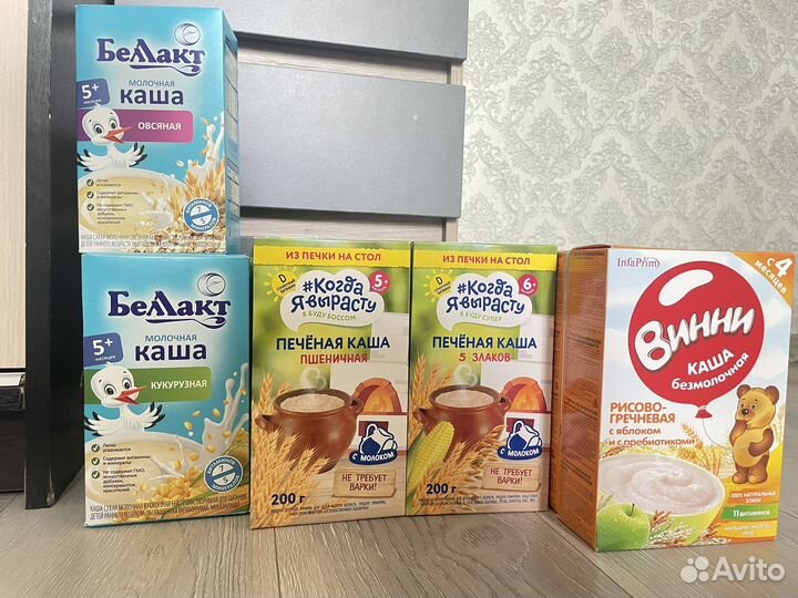 Детские каши молочные