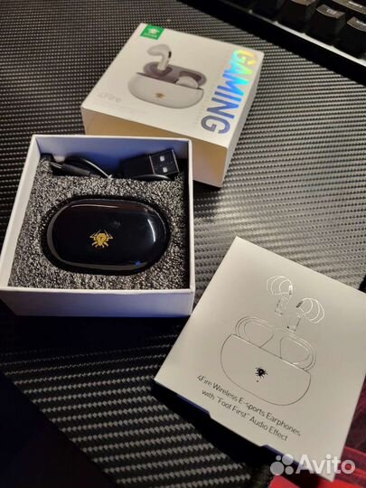 Наушники беспроводные игровые TWS Plextone 4Fire