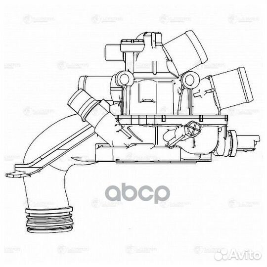 Термостат в сборе для а/м PSA 308 (11) /C4 (10