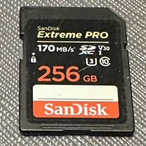 Карта памяти Sandisk Extreme Pro 256Gb 170Mb/s