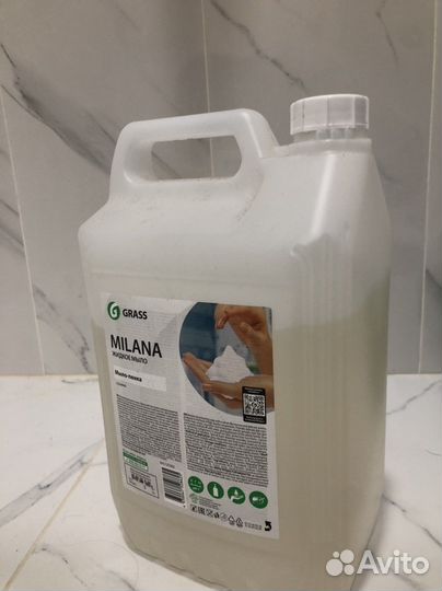 Мыло пенка для дозатора. 4 лЖидкое мыло