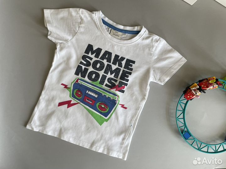 Футболки на мальчика 3-4 года пакетом 7 шт