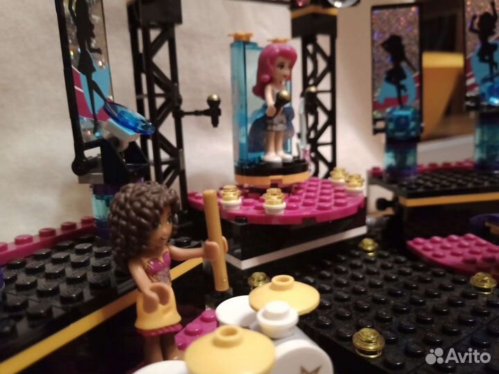 Lego friends Сцена поп-звезды 41105 + пляжный авто
