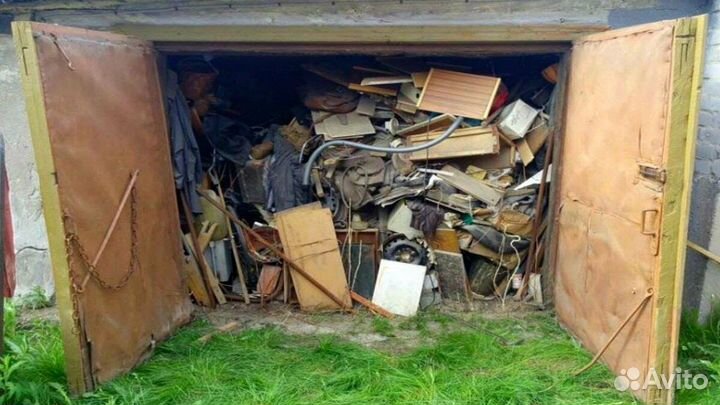 Вывоз мусора из гаража,дачи,быт.техник,антиквариат