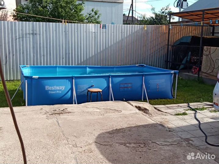 Каркасный бассейн 400X211X81 с Фильтром насосом