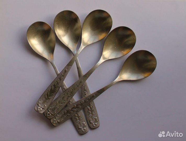 Ложки столовые мельхиоровые СССР