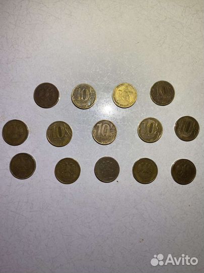 Монеты 10руб 2012г